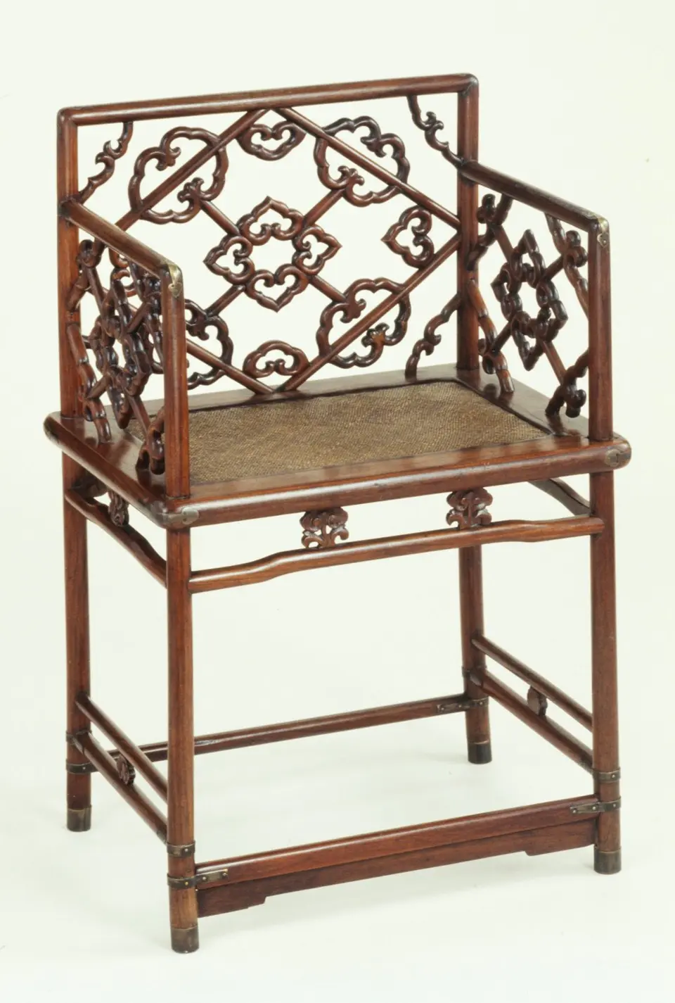 Low-back armchair, 18th century, 18th c., Minneapolis Institute of Art, accession no. 95.32.1